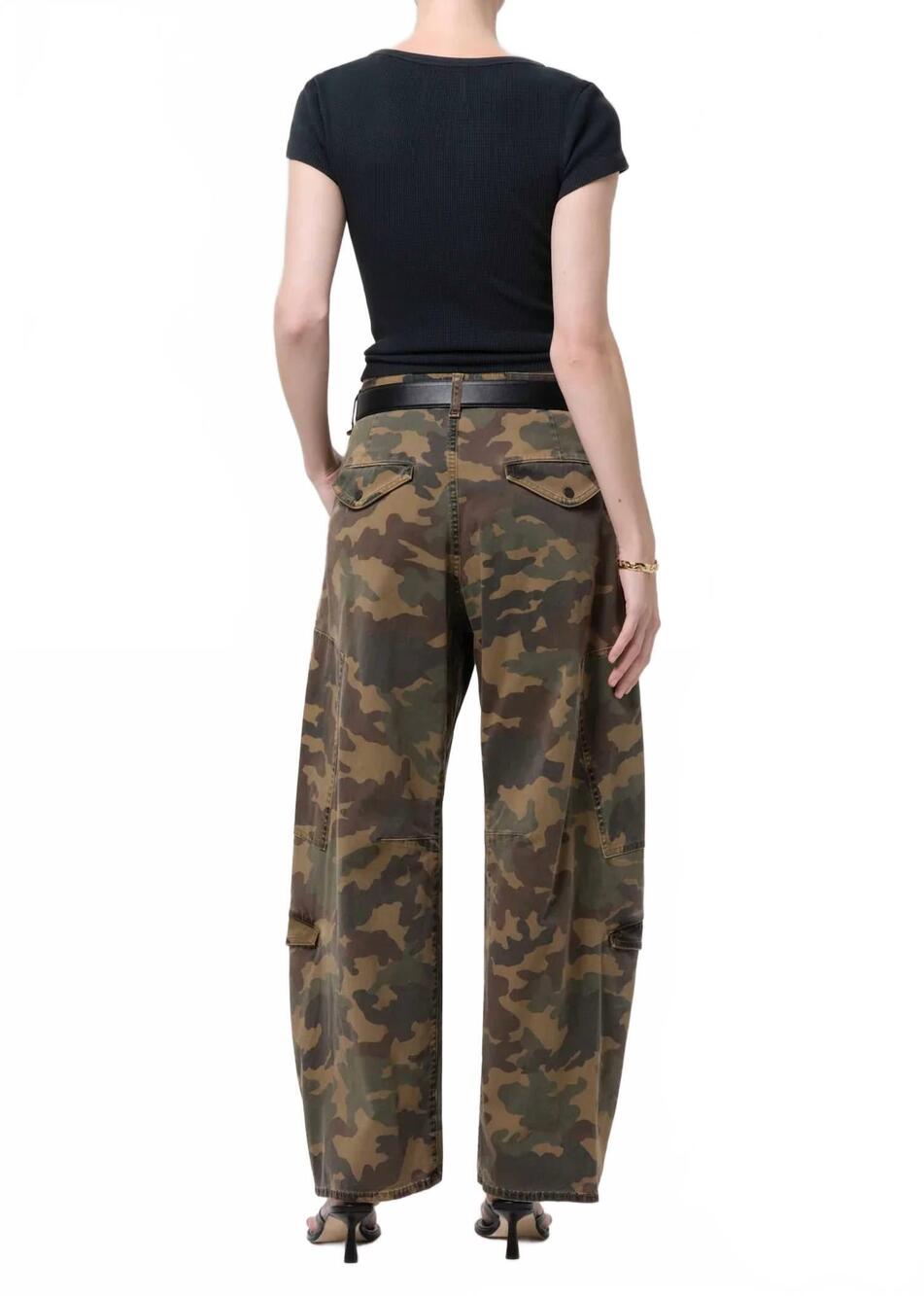 NEW CITIZENS OF HUMANITY flight cargo pant in camo - Picture 4 of 6